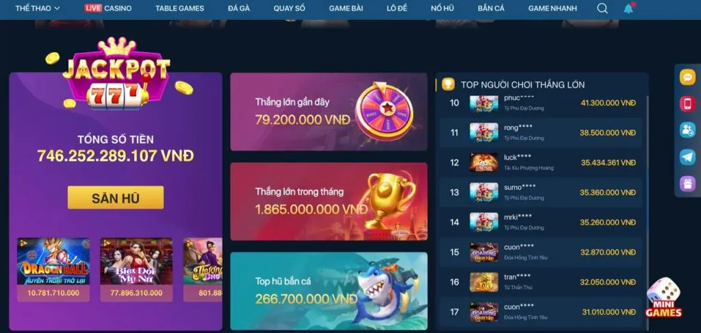 Chương trình VIP của gg8815
